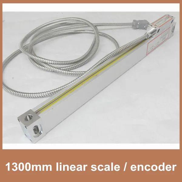 High Quality High Precision grating ruler 0.5um / 0.005mm 1300mm linear ruler for milling machine boring machine Free shipping
High Quality High Precision grating ruler 0.5um / 0.005mm 1300mm linear ruler for milling machine boring machine Free shipping