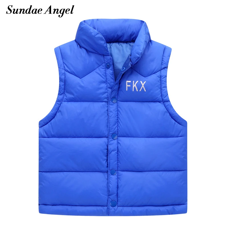 Sundae Angel Vest for boy Stand collar Kids baby girls Outerwear Coats Thick Sleeveless Solid Winter Children Waistcoats Clothes
Sundae Angel Vest for boy Stand collar Kids baby girls Outerwear Coats Thick Sleeveless Solid Winter Children Waistcoats Clothes