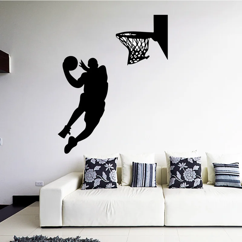 Basketball Player Wall Stickers Boys Bedroom Living Room Sofa Decorative Vinyl Removable Self Adhesive Wallpaper
Basketball Player Wall Stickers Boys Bedroom Living Room Sofa Decorative Vinyl Removable Self Adhesive Wallpaper