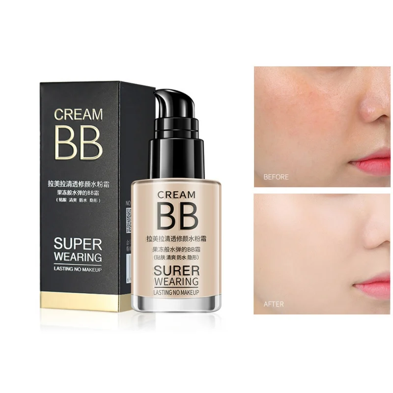 Natural BB cream Face Care Foundation Concealer Makeup Foundation Cream Whitening Face Primer Korean Cosmetics
Natural BB cream Face Care Foundation Concealer Makeup Foundation Cream Whitening Face Primer Korean Cosmetics