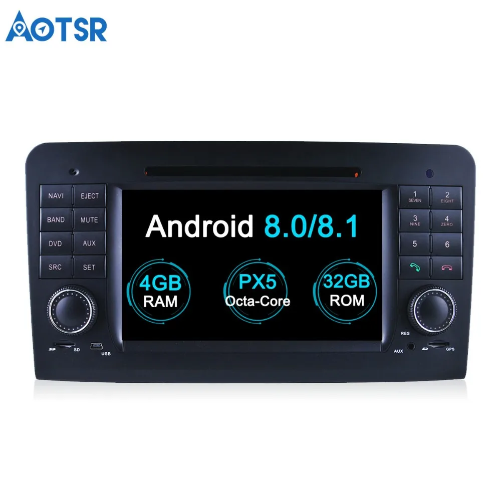 Aotsr Android 8.0 Car DVD player GPS Navigation Headunit For Mercedes Benz ML W164 GL X164 (2004-2012) 2 din radio media
Aotsr Android 8.0 Car DVD player GPS Navigation Headunit For Mercedes Benz ML W164 GL X164 (2004-2012) 2 din radio media