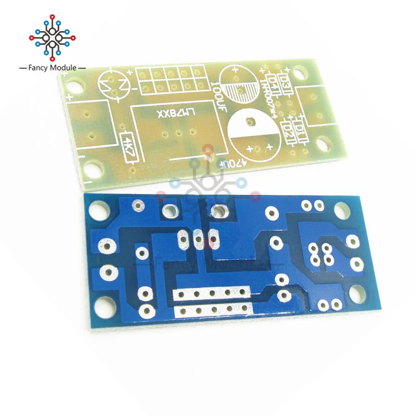 10 шт. LM78XX LM7805 LM7812 L78XX PCB регулятор фиксированного напряжения прототип печатной