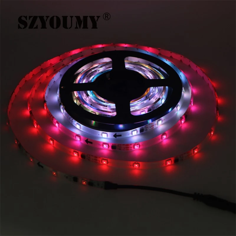 SZYOUMY Waterproof IC 2811 Led Strip Light 5050 DC12V 150Leds 5M/roll Full Color Changing Lights DC Type
SZYOUMY Waterproof IC 2811 Led Strip Light 5050 DC12V 150Leds 5M/roll Full Color Changing Lights DC Type