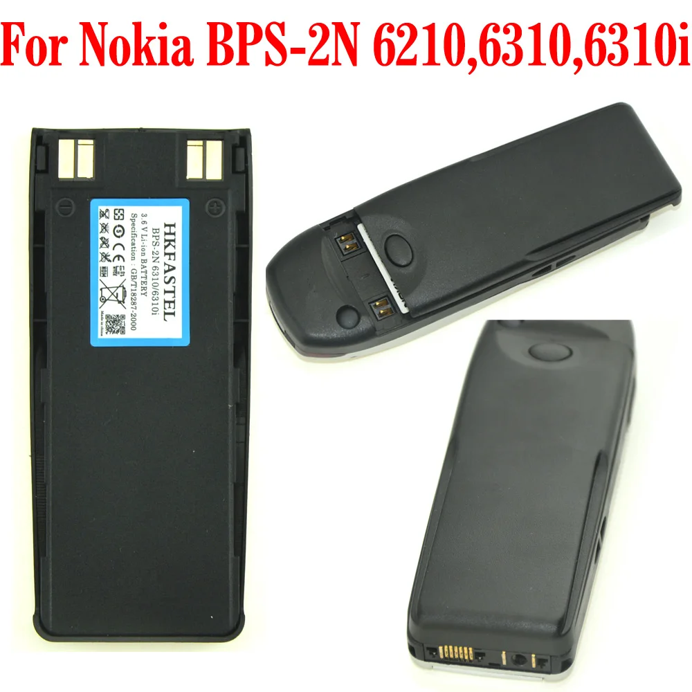 Новый аккумулятор HKFASTEL BPS 2 Li Ion для Nokia мобильный телефон 1260i 1261 3285 5185 5180i 6110 6150 6160 6180