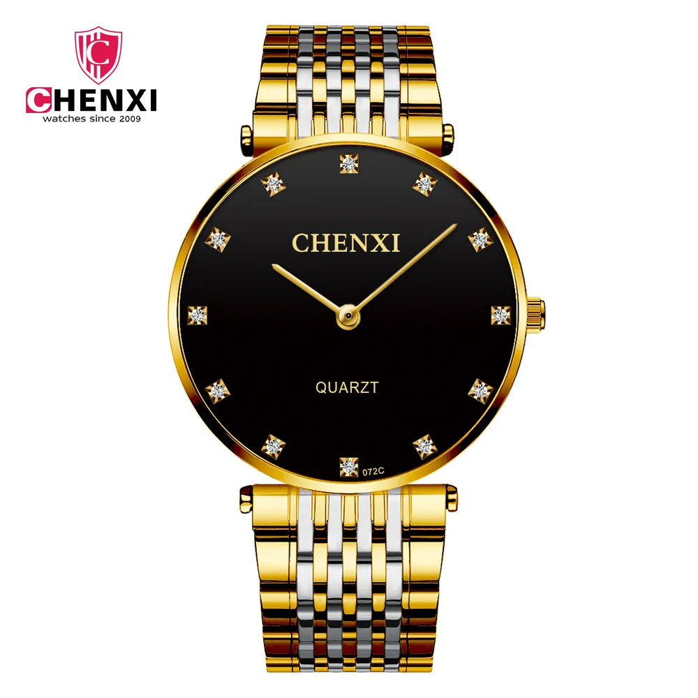 CHENXI Fashion Silver Golden Men Watch Stainless Steel Case Quality Relogio Masculino Rhinestone Dial Gift Watch relojes hombre
CHENXI Fashion Silver Golden Men Watch Stainless Steel Case Quality Relogio Masculino Rhinestone Dial Gift Watch relojes hombre