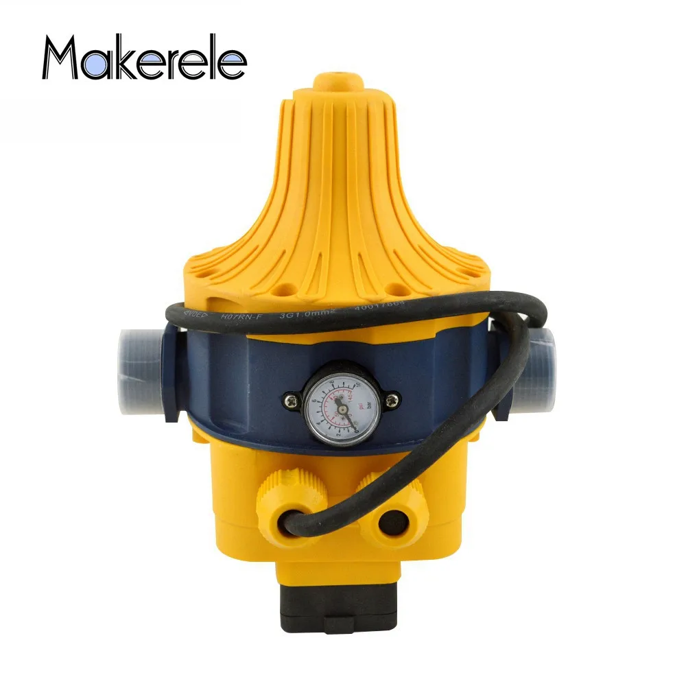 Automatic Water Pump Pressure Electronic Switch Control 50/60Hz Water Shortage Protection With Plug Socket Wires MK-WPPS15
Automatic Water Pump Pressure Electronic Switch Control 50/60Hz Water Shortage Protection With Plug Socket Wires MK-WPPS15