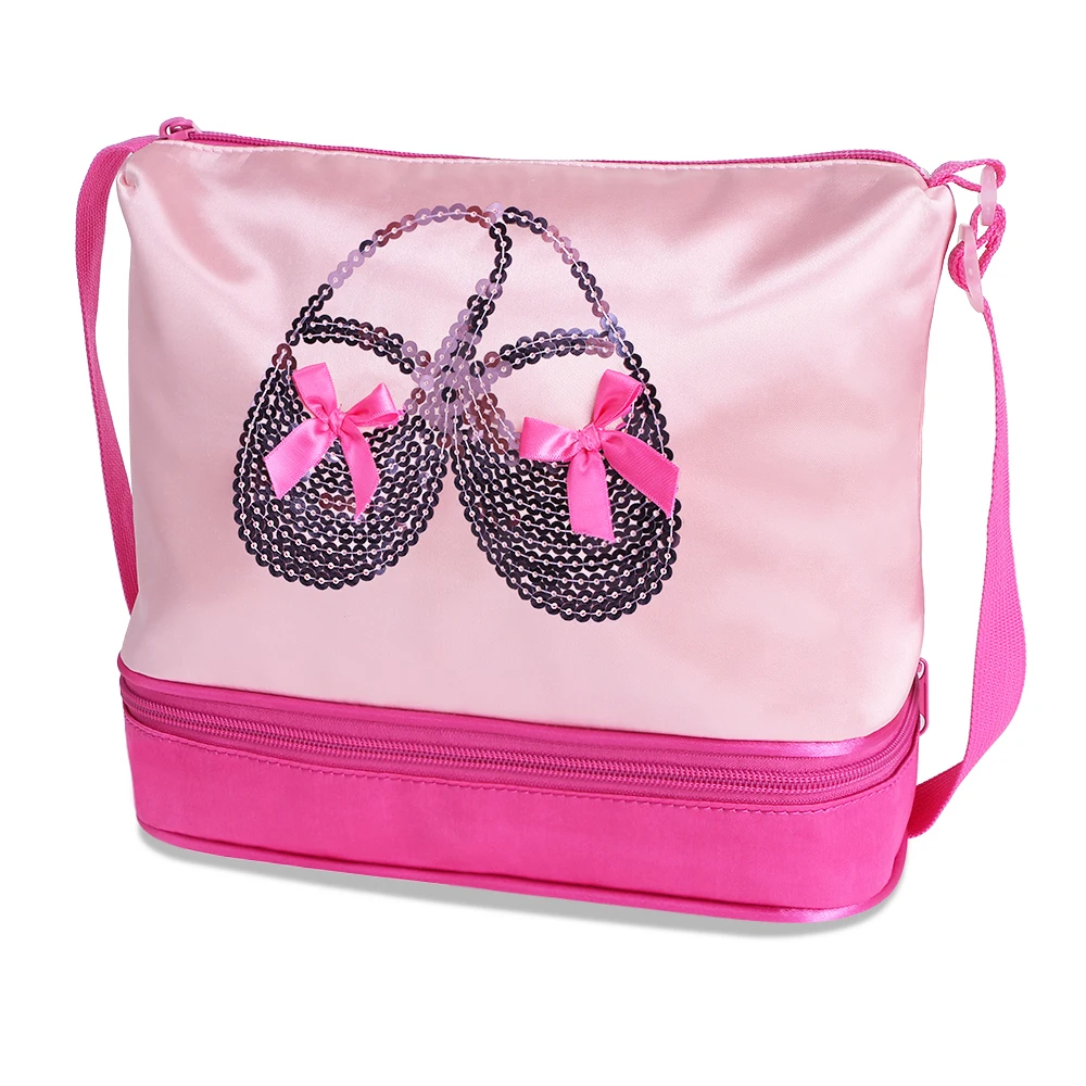 Розовые сумки на плечо для балета и танцовщицы спортивные рюкзаки девочек детей