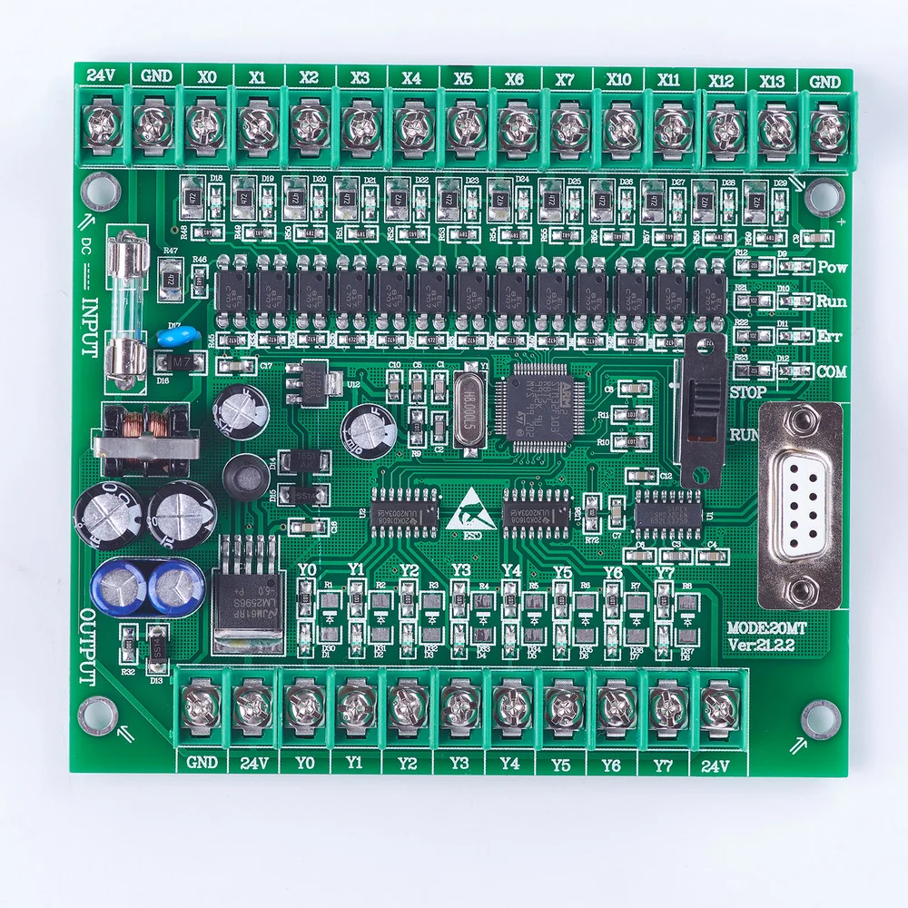 plc programmable logic controller plc FX2N 20MT online download STM32 MCU 12 input 8 transistor output motor controller DC 24V
plc programmable logic controller plc FX2N 20MT online download STM32 MCU 12 input 8 transistor output motor controller DC 24V