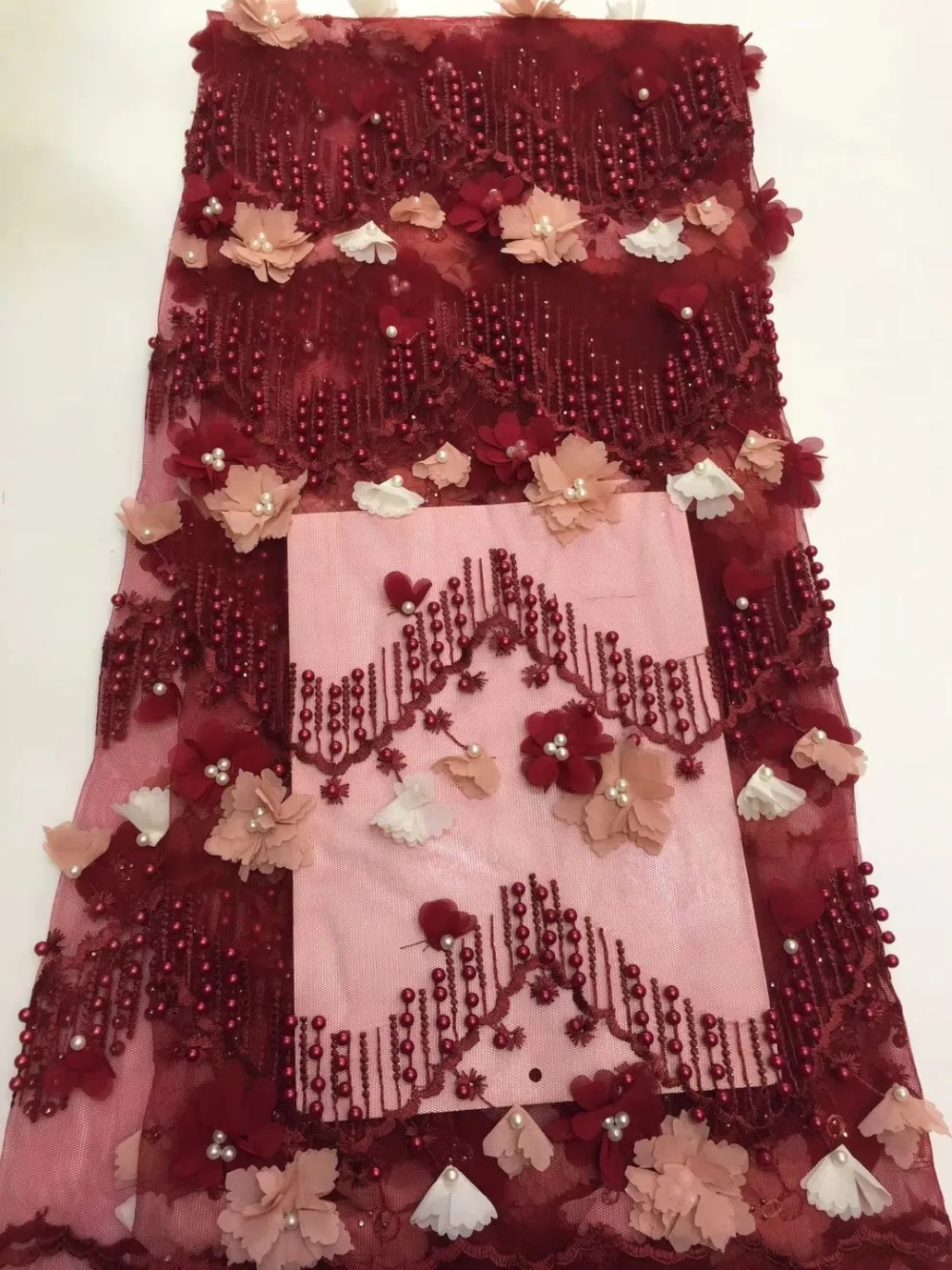 New French Nigerian Laces Fabric High Quality 3D Flower Tulle African Laces Fabric Wedding African French Tulle Lace ML7190
New French Nigerian Laces Fabric High Quality 3D Flower Tulle African Laces Fabric Wedding African French Tulle Lace ML7190