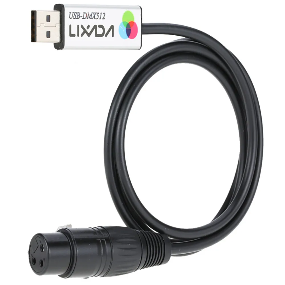 EPULA USB к DMX интерфейсному адаптеру управления ler DMX512 компьютерное сценическое