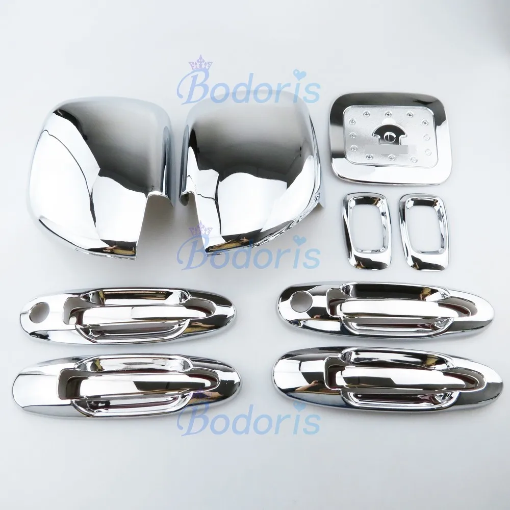 Боковая крышка ручки лампы для Toyota Land Cruiser 100, Lexus LX470, 1998-2007, боковая лампа, крышка топливного бака, хромированные аксессуары
Боковая крышка ручки лампы для Toyota Land Cruiser 100, Lexus LX470, 1998-2007, боковая лампа, крышка топливного бака, хромированные аксессуары