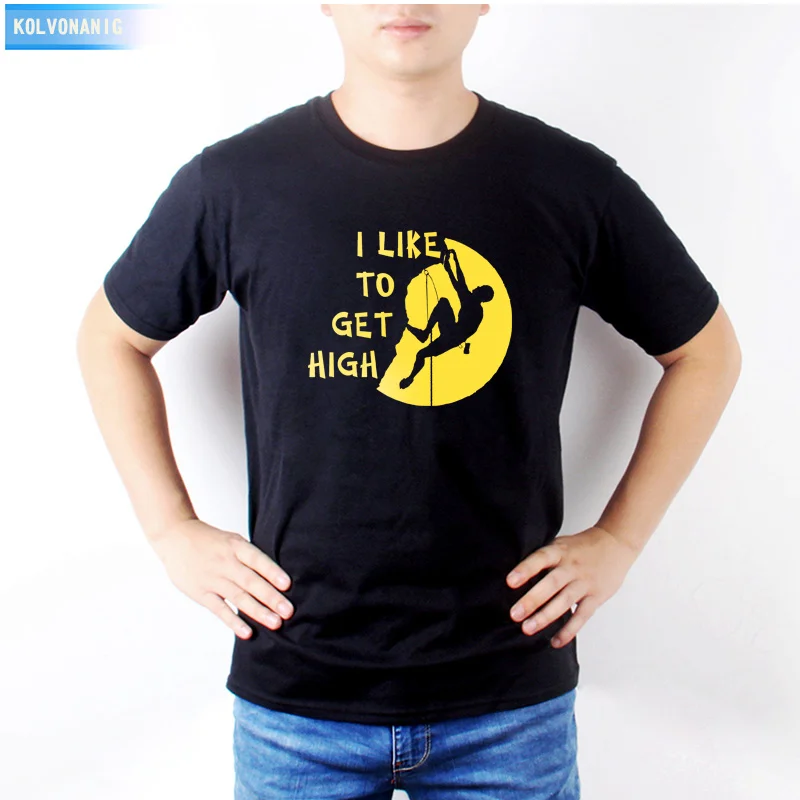 KOLVONANIG 2021 New Fashion Casual Cotton Short-Sleeve T-Shirt I Like To Get High Rock Climb Funny Printed T Shirt Tops TO-37
KOLVONANIG 2021 New Fashion Casual Cotton Short-Sleeve T-Shirt I Like To Get High Rock Climb Funny Printed T Shirt Tops TO-37