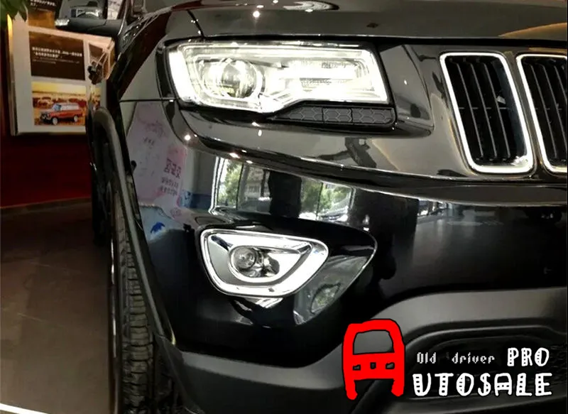 ABS Chrome Front + Rear Fog Light Cover Trim 4pcs for Jeep Grand Cherokee 2014 2015 2016
ABS Chrome Front + Rear Fog Light Cover Trim 4pcs for Jeep Grand Cherokee 2014 2015 2016