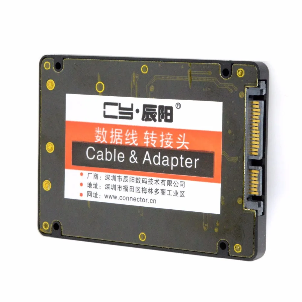 Комбинированный переходник с SATA 3 0 на 2 в 1 M.2 NGFF B-key и mSATA SSD |