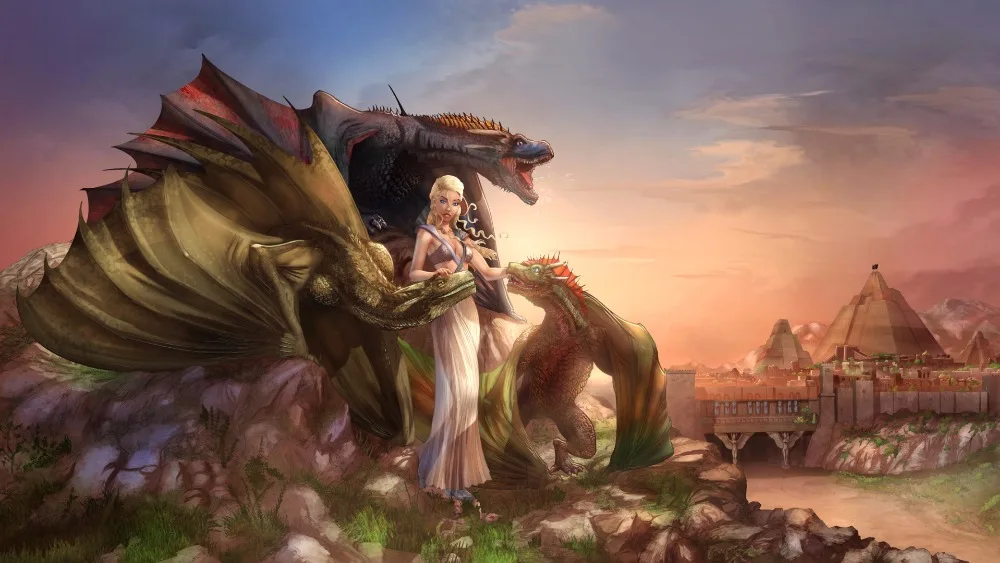 Unframed Printed Daenerys Targaryen 5 piece painting wall art children's room decor poster canvas Free shipping
Unframed Printed Daenerys Targaryen 5 piece painting wall art children's room decor poster canvas Free shipping