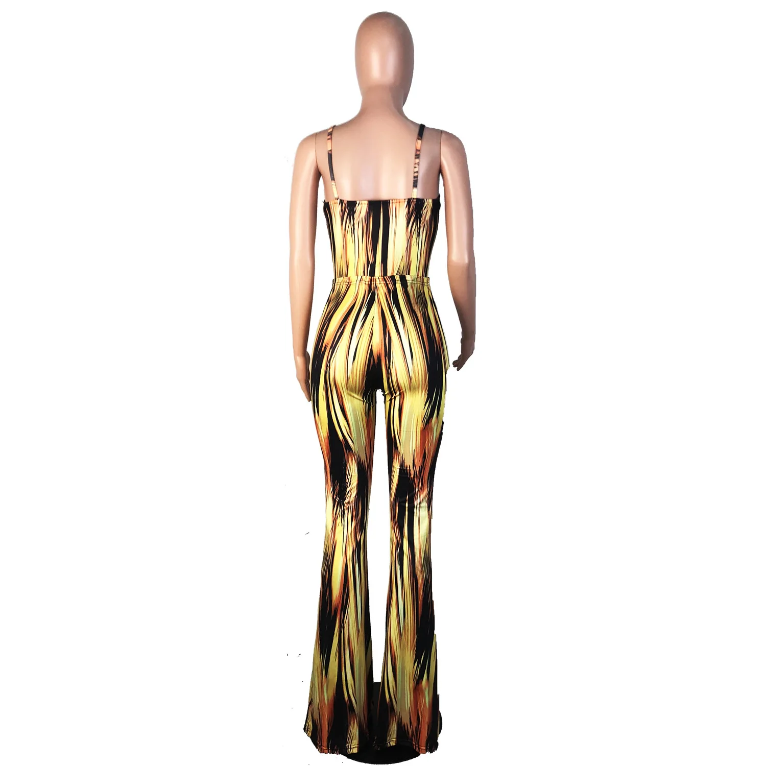 Striped Print Sexy Bodycon Jumpsuits Women Spaghetti Strap Sleeveless One Piece Overall Summer Deep V Neck Cut Out Party Rompe
Striped Print Sexy Bodycon Jumpsuits Women Spaghetti Strap Sleeveless One Piece Overall Summer Deep V Neck Cut Out Party Rompe