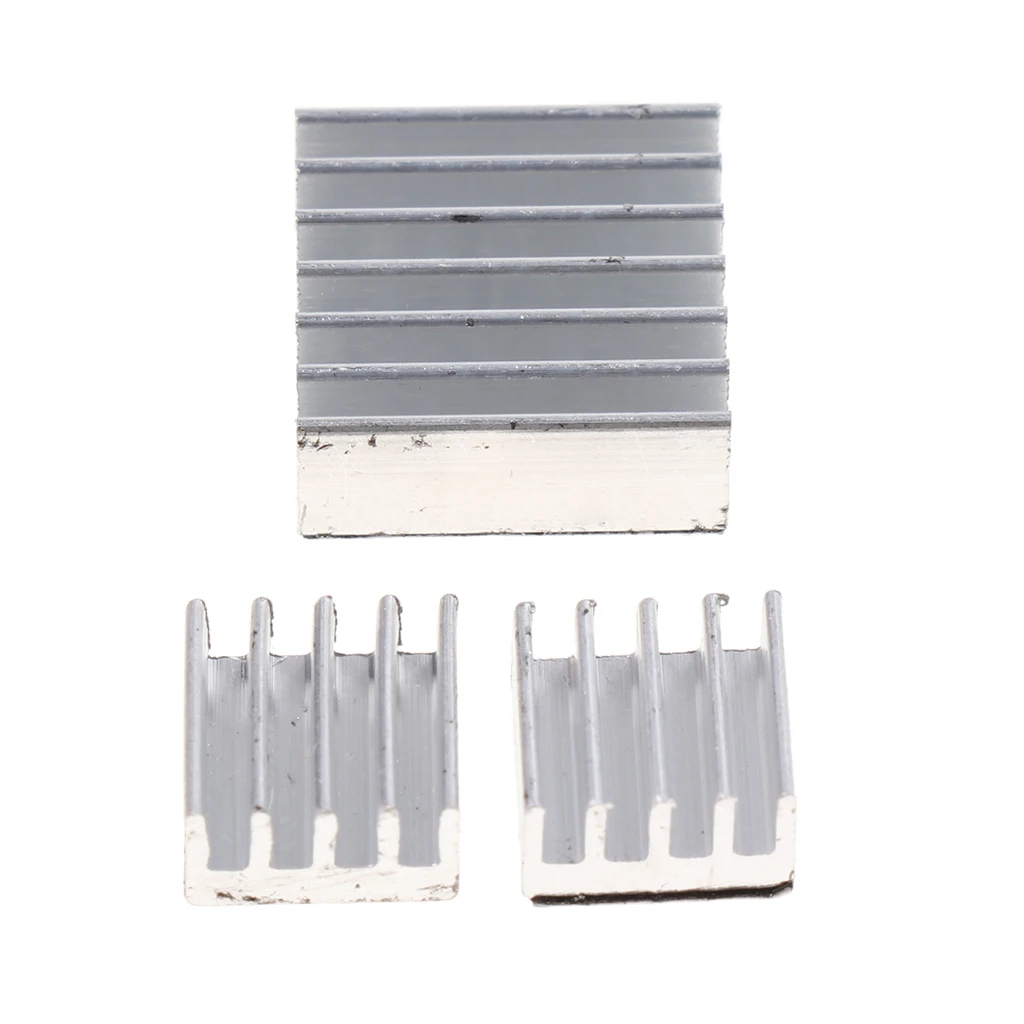 3Pcs Extruded Aluminum Heatsink For High Power LED IC Chip Cooler Radiator Heat Sink 14*14*5mm/ 8*8*5mm
3Pcs Extruded Aluminum Heatsink For High Power LED IC Chip Cooler Radiator Heat Sink 14*14*5mm/ 8*8*5mm