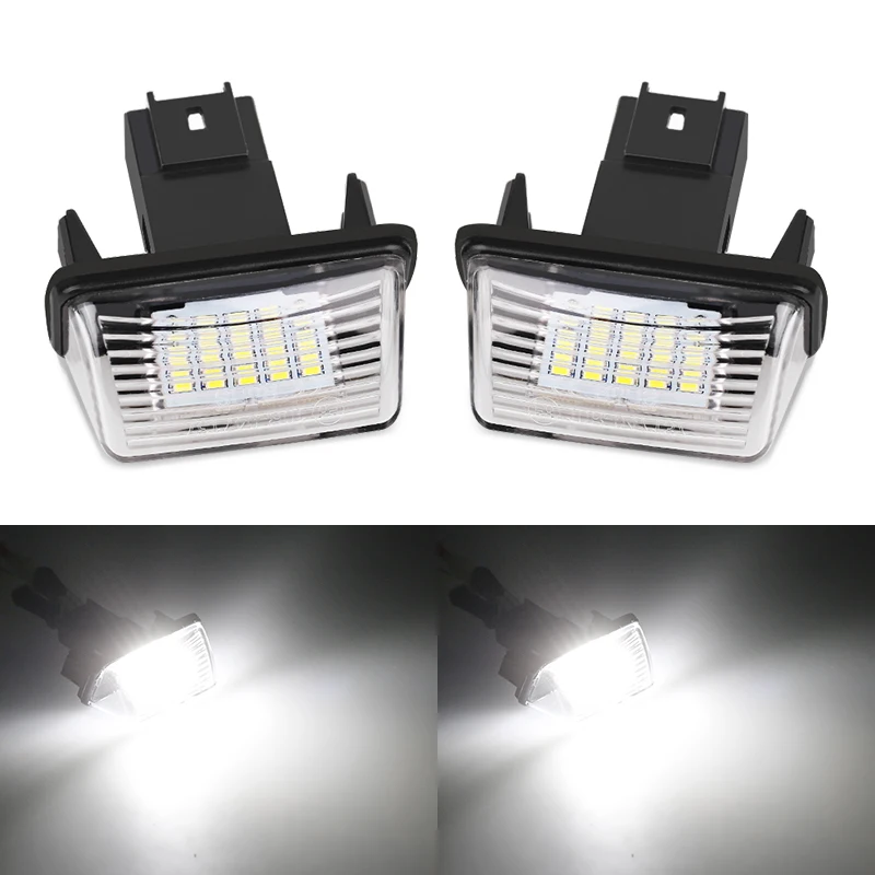 Светодиодные фонари для номерного знака Citroen C3, C4, C5, Peugeot 206, 207, 306, 307, белые, 18 светодиодов, задняя фара без ошибок, 1 пара
Светодиодные фонари для номерного знака Citroen C3, C4, C5, Peugeot 206, 207, 306, 307, белые, 18 светодиодов, задняя фара без ошибок, 1 пара