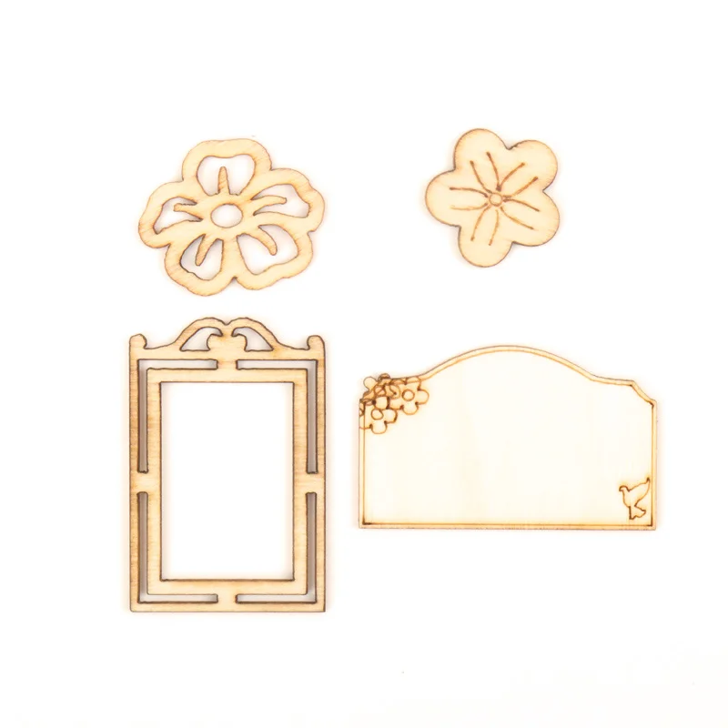 Flower Frame Pattern Wooden Scrapbooking Collection Craft Handmade DIY Accessory Home Decoration DIY 20-45mm 20pcs
Flower Frame Pattern Wooden Scrapbooking Collection Craft Handmade DIY Accessory Home Decoration DIY 20-45mm 20pcs