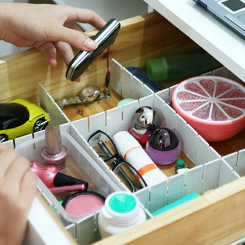Adjustable DIY Grid Drawer Closet Divider Household Storage Organizer Clapboard For Socks Shorts Bra Underwear Divider Drawer
Adjustable DIY Grid Drawer Closet Divider Household Storage Organizer Clapboard For Socks Shorts Bra Underwear Divider Drawer