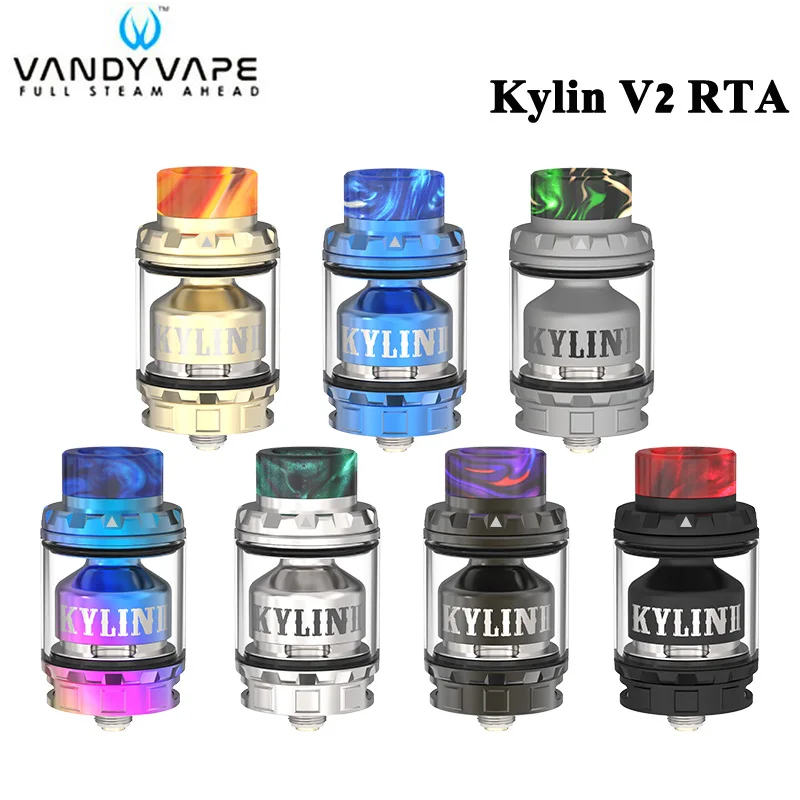 Оригинальный Vandy Vape Kylin V2 RTA бак 3 мл 5 электронная сигарета Vandyvape распылитель со