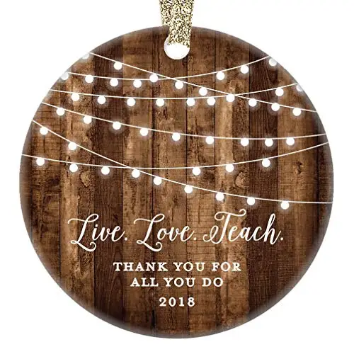 Live.Love.Teach,Thank You For All You Do Christmas Ceramic Ornament Decor,Christmas Birthday Gift For Teachers From Student
Live.Love.Teach,Thank You For All You Do Christmas Ceramic Ornament Decor,Christmas Birthday Gift For Teachers From Student