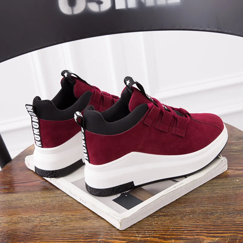 Hot Sale Women Flat Ssneakers 2019 Fashion Suede Lace Up Female Casual Shoes Trend Student Platform Womens Flats
Hot Sale Women Flat Ssneakers 2019 Fashion Suede Lace Up Female Casual Shoes Trend Student Platform Womens Flats