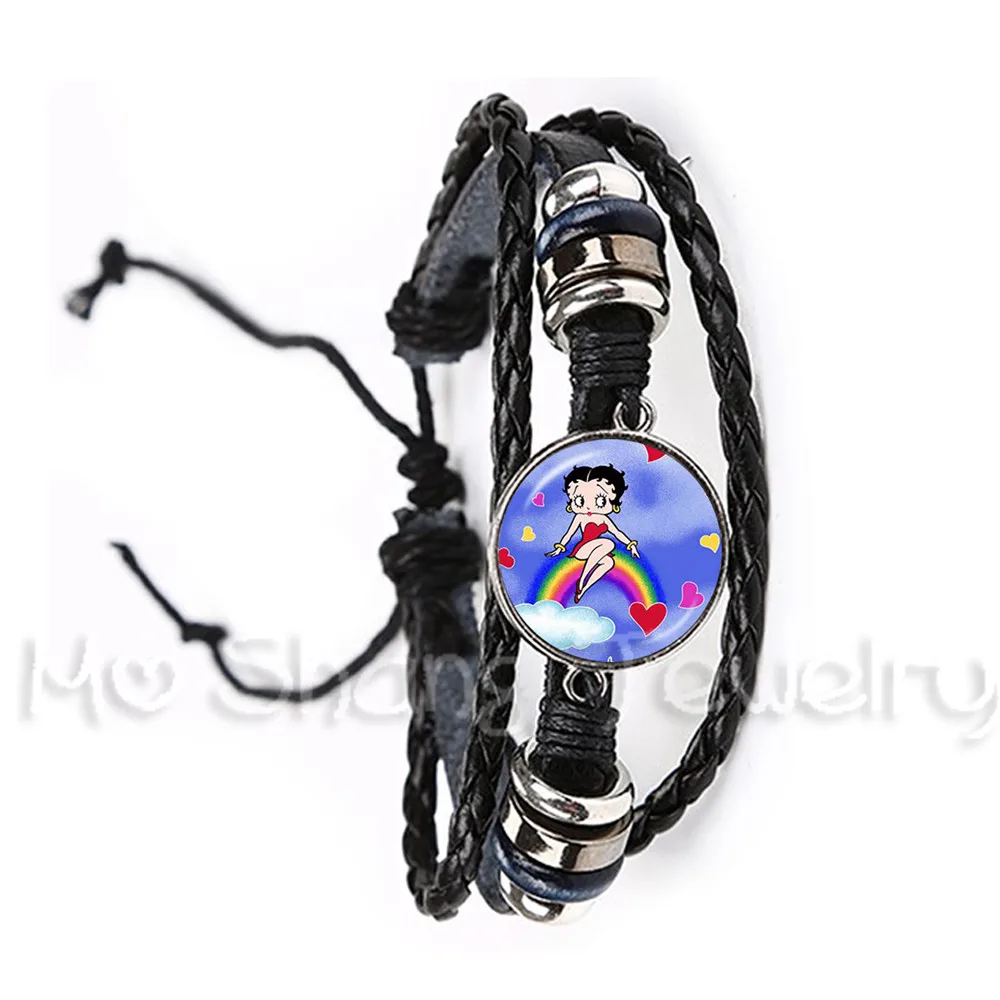 Romantic Betty Boop 20mm Glass Dome Bracelet Women Men Jewelry Cute Betty Boop Adjustable Leather Bracelet Accessories Xmas Gift
Romantic Betty Boop 20mm Glass Dome Bracelet Women Men Jewelry Cute Betty Boop Adjustable Leather Bracelet Accessories Xmas Gift