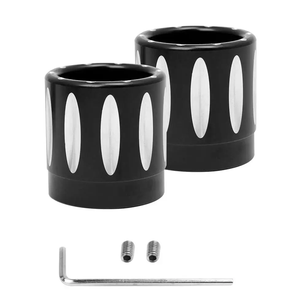 Black Thin Cut Front Axle Cap Nut Covers For Harley Touring Electra Glides Heritage Softail Dyna Street Glides Sportster XL 883
Black Thin Cut Front Axle Cap Nut Covers For Harley Touring Electra Glides Heritage Softail Dyna Street Glides Sportster XL 883