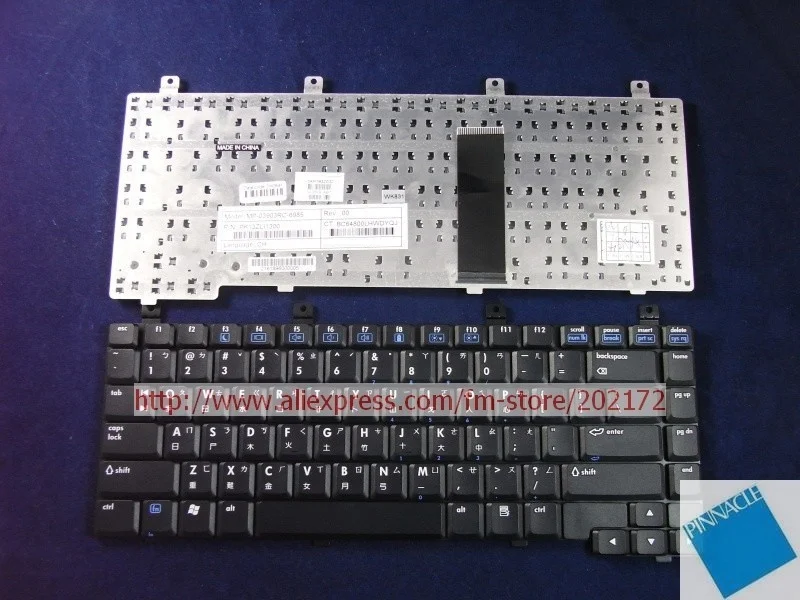 Brand New Black Laptop Notebook Keyboard 393568-AB1 PK13ZLI1300 For HP Compaq nx6115 nx6125 series (Taiwan)100% compatiable us
Brand New Black Laptop Notebook Keyboard 393568-AB1 PK13ZLI1300 For HP Compaq nx6115 nx6125 series (Taiwan)100% compatiable us
