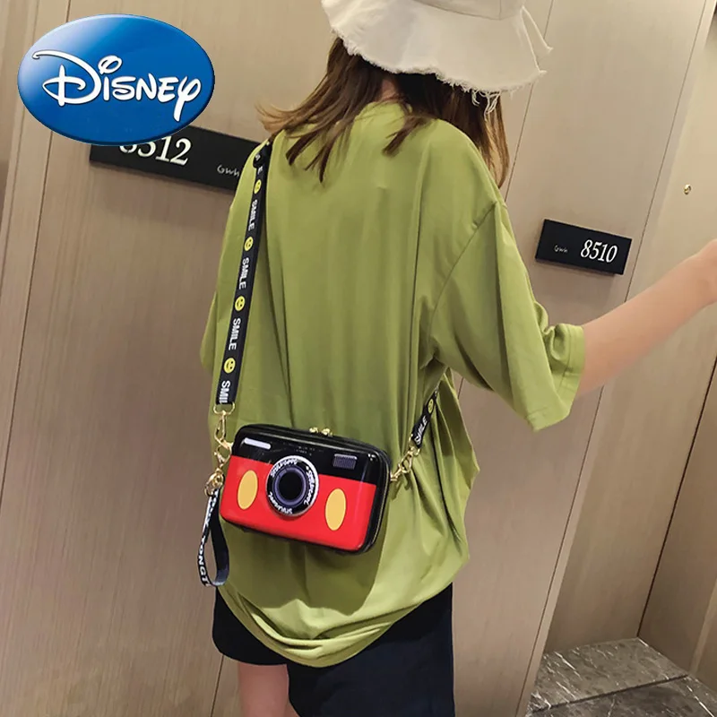 Disney женские сумки через плечо 2019 Микки Минни камера сумка на ПУ модная прозрачная