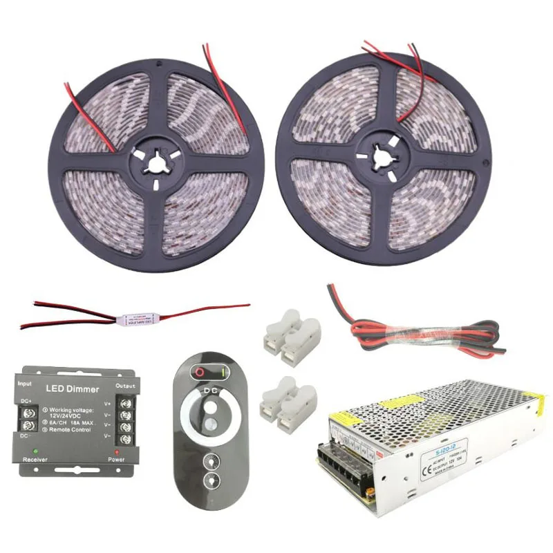 5050 SMD Dimmable LED Strip Lamp Kit 5Meter 10 M 20 M Waterproof IP65 IP20 Flex Tape with Touch Screen Remote Controller 12 Volt
5050 SMD Dimmable LED Strip Lamp Kit 5Meter 10 M 20 M Waterproof IP65 IP20 Flex Tape with Touch Screen Remote Controller 12 Volt