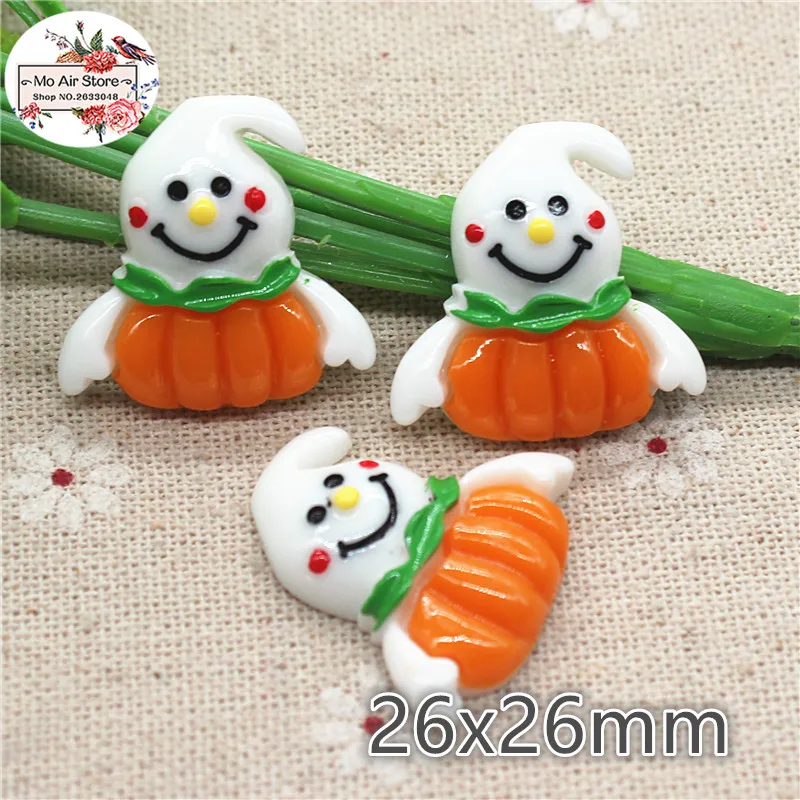 10pcs Resin halloween white pumpkin ghost flat back Cabochon Art Supply Decoration Charm Craft DIY hair bow center
10pcs Resin halloween white pumpkin ghost flat back Cabochon Art Supply Decoration Charm Craft DIY hair bow center