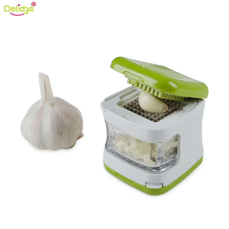 Delidge 1 PC Multifunction Garlic Press Crusher 2 Different Shapes Stainless Steel Blades Garlic Ginger Kitchen Vegetable Tool
Delidge 1 PC Multifunction Garlic Press Crusher 2 Different Shapes Stainless Steel Blades Garlic Ginger Kitchen Vegetable Tool