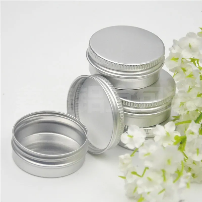 15g Empty Containers Aluminium Jar Make up Lip Balm Cream Jars Maquiagem Cosmetic Tools Box 50pcs/lot
15g Empty Containers Aluminium Jar Make up Lip Balm Cream Jars Maquiagem Cosmetic Tools Box 50pcs/lot