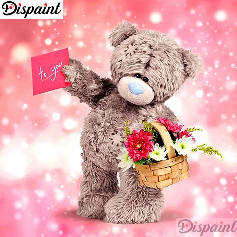 Dispaint Full Square/Round Drill 5D DIY Diamond Painting "Cartoon bear flower" Embroidery Cross Stitch 3D Home Decor Gift A10211
Dispaint Full Square/Round Drill 5D DIY Diamond Painting "Cartoon bear flower" Embroidery Cross Stitch 3D Home Decor Gift A10211