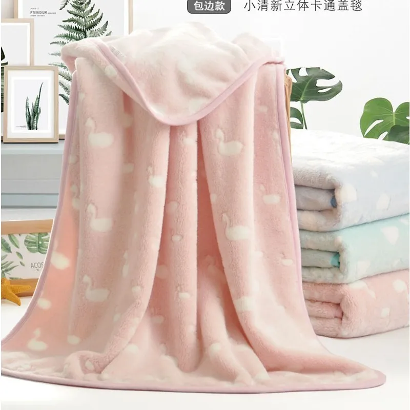 

Summer Towel Quilt Kids Blanket Thin Coral Flannel Blanket Sheet Office Siesta Carpet Minky Blankets Air Conditioner Carpet