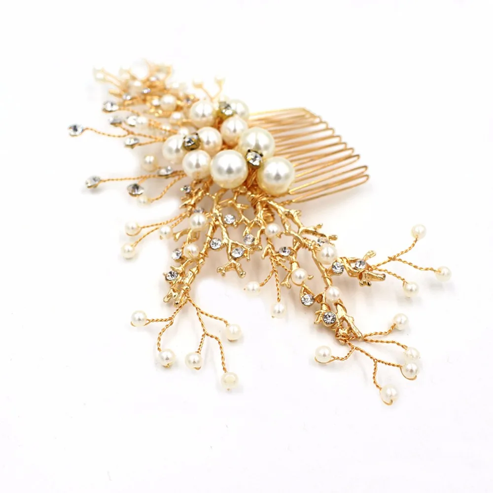 High Qualities Women Unique Gold Flower Combs Handmade Hair Hair Comb Bridal Wedding Wear Hair Accessories O384
High Qualities Women Unique Gold Flower Combs Handmade Hair Hair Comb Bridal Wedding Wear Hair Accessories O384
