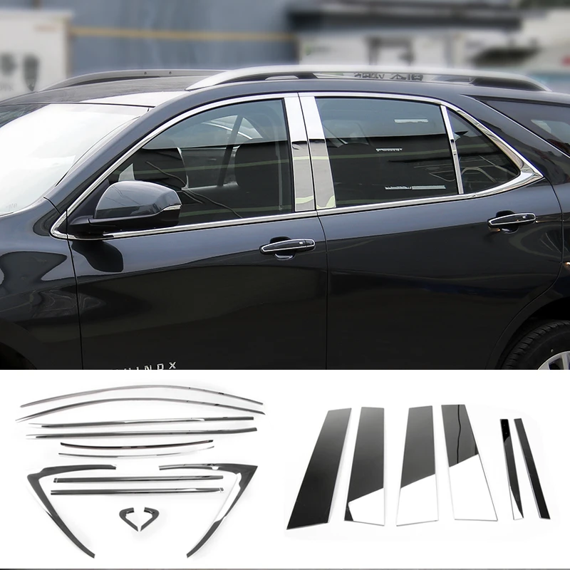SHINEKA Stainless Steel Window Column Pillar Post Molding Trim Strips Sticker for Chevrolet Equinox 2017+Car Styling Accessories
SHINEKA Stainless Steel Window Column Pillar Post Molding Trim Strips Sticker for Chevrolet Equinox 2017+Car Styling Accessories