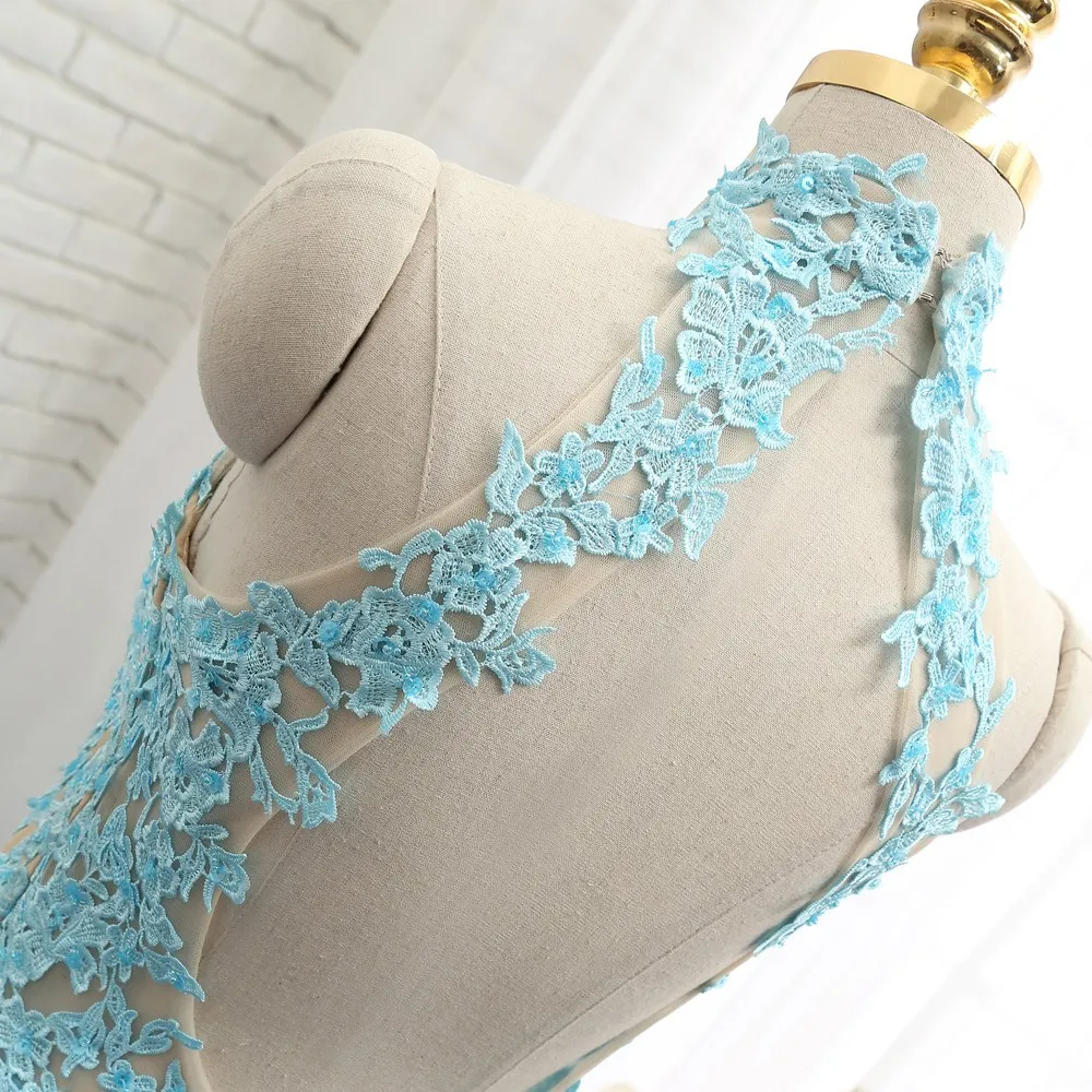 Open Back Prom Dresses A-line High Collar Sky Blue Chiffon Lace Sexy Long Prom Gown Evening Dresses Evening Gown
Open Back Prom Dresses A-line High Collar Sky Blue Chiffon Lace Sexy Long Prom Gown Evening Dresses Evening Gown