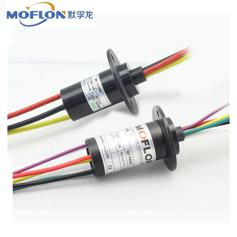 Moflon MT0729 12 wires through bore 360 rotating industrial electrical connector ethernet slip ring
Moflon MT0729 12 wires through bore 360 rotating industrial electrical connector ethernet slip ring