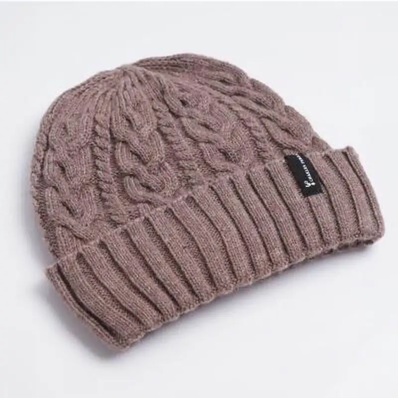 100% Wool Cashmere Men Winter Hat Knit Skullies Beanies Hats Male Double Layer Thicken Wool Hat D4315
100% Wool Cashmere Men Winter Hat Knit Skullies Beanies Hats Male Double Layer Thicken Wool Hat D4315