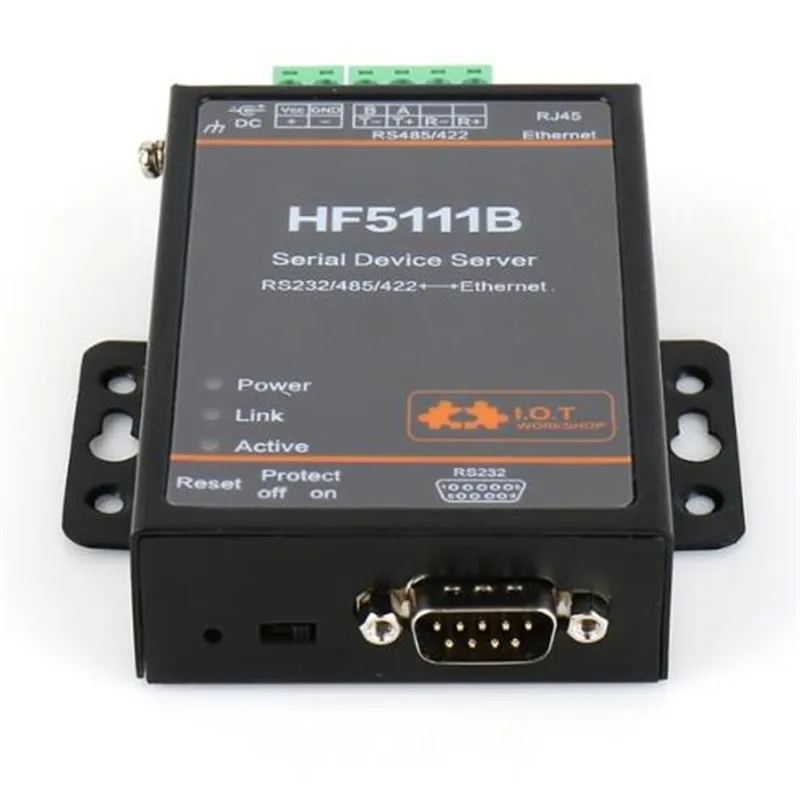 Official Wifi module 5111B RJ45 RS232/485/422 Serial To Ethernet Free RTOS Serial 1 Port Server Converter Device Industrial
Official Wifi module 5111B RJ45 RS232/485/422 Serial To Ethernet Free RTOS Serial 1 Port Server Converter Device Industrial