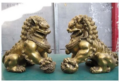 11 " puro chino tallado Evil puerta Fu Foo perro par copper decoration bronze factory Pure Brass
11 " puro chino tallado Evil puerta Fu Foo perro par copper decoration bronze factory Pure Brass