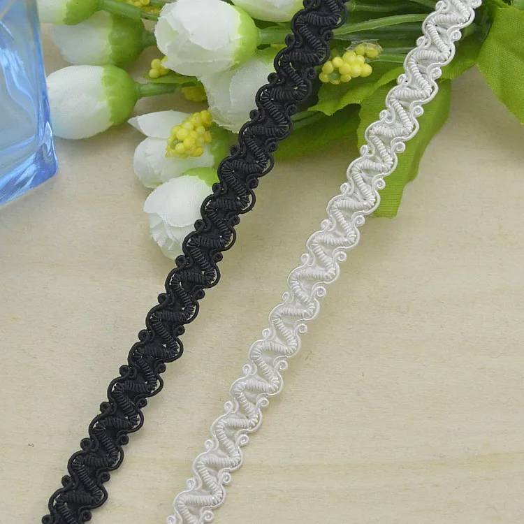 20Meters/lot White Black Bullion Ribbon Diy Accessories Wavy Cluny Webbing Garments Hair Decorations Lace Stiching Tape Trimming
20Meters/lot White Black Bullion Ribbon Diy Accessories Wavy Cluny Webbing Garments Hair Decorations Lace Stiching Tape Trimming