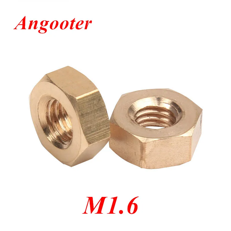 500pcs DIN934 M1.6 Brass Hex Nuts Threaded m1.6 Copper Brass Hexagon Nut Hex Nuts
500pcs DIN934 M1.6 Brass Hex Nuts Threaded m1.6 Copper Brass Hexagon Nut Hex Nuts