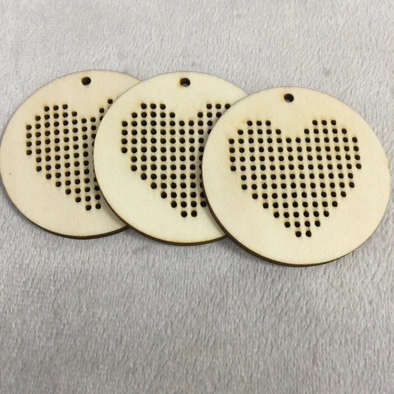 10pcs heart pendant wooden embroidery blanks perforated plywood laser cut wood stitches for embroidery stitching
10pcs heart pendant wooden embroidery blanks perforated plywood laser cut wood stitches for embroidery stitching