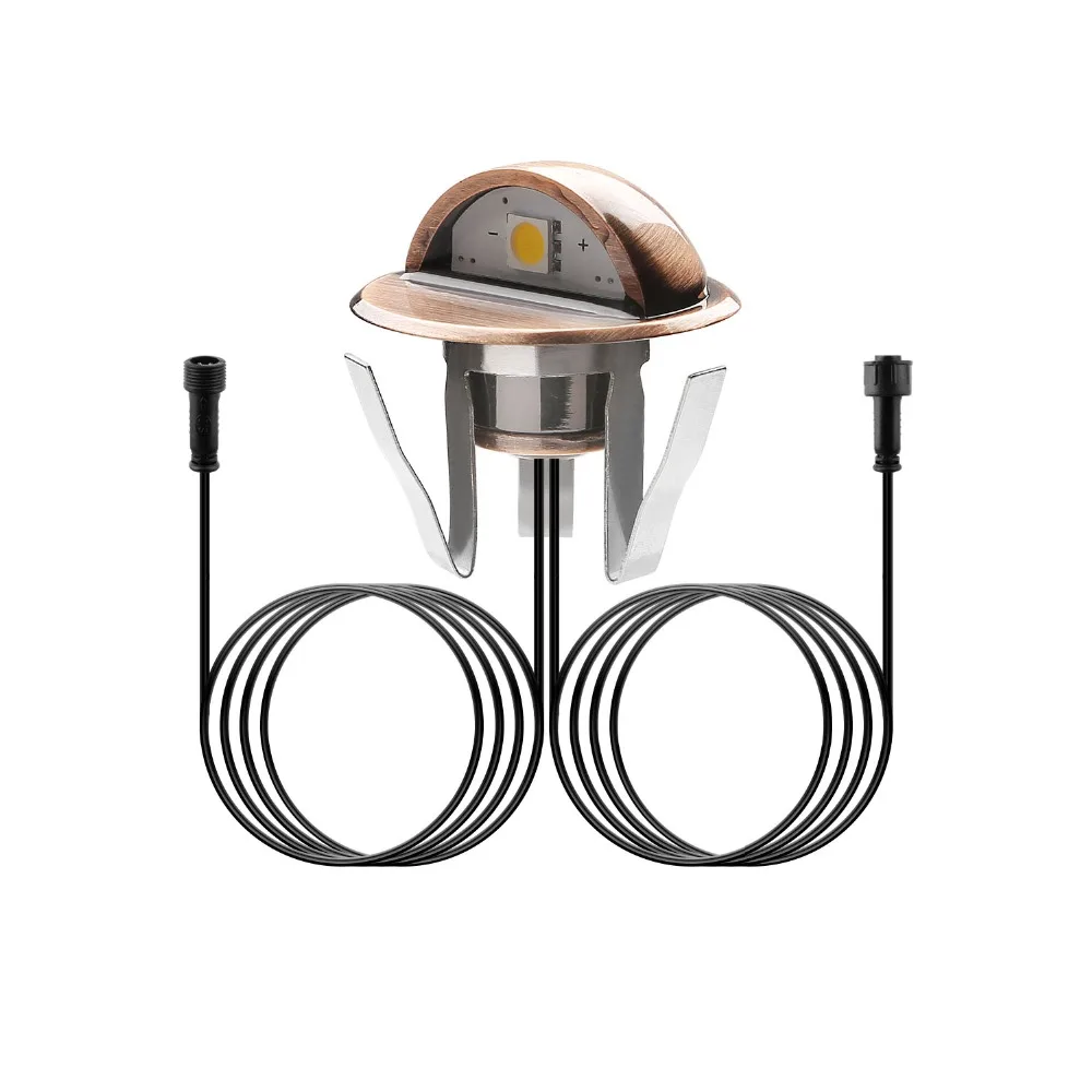DHL Free Shipping 50pcs/Lots LED Patio Stais Underground Lamp Waterproof Yard Garden Deck Light Outdoor Indoor DC12V Lighting | Освещение