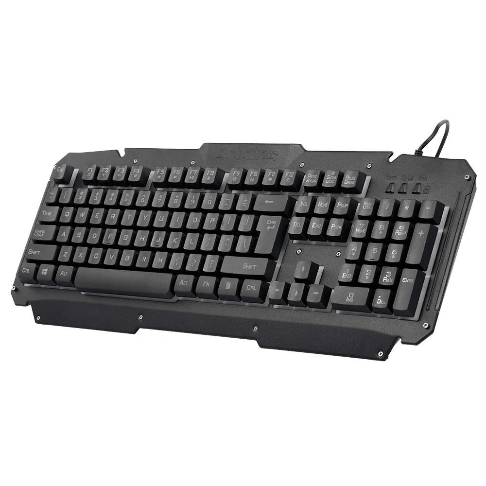 USB Wired Gaming Keyboard Rainbow Backlit with Metal Panel Suspended 104 Keys Keyboard Ergonomic Design for PC Computer
USB Wired Gaming Keyboard Rainbow Backlit with Metal Panel Suspended 104 Keys Keyboard Ergonomic Design for PC Computer