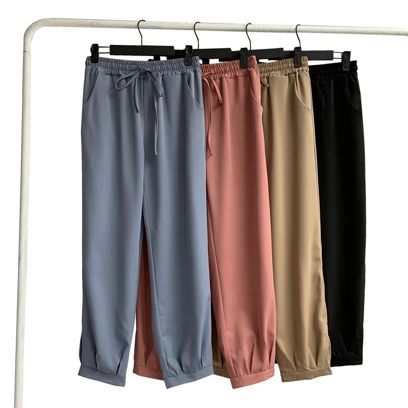 Chiffon harem pants women's thin section loose nine points radish pants casual pants
Chiffon harem pants women's thin section loose nine points radish pants casual pants